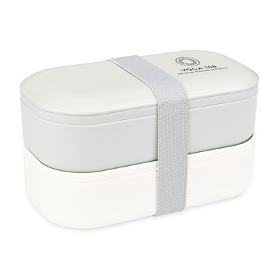 Oishii Bento Box - Grey-Cream